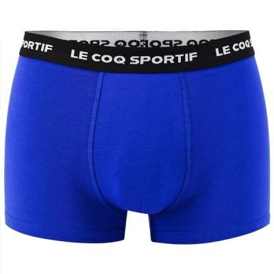 4. Le Coq Sportif men's boxer shorts 3-pack red gray navy blue