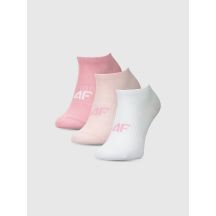 Girls' casual ankle socks (SET OF 3) 4F 4FJWMM00USOCF496-93S