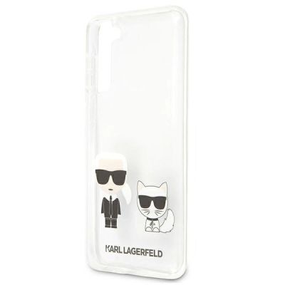 6. Karl Lagerfeld Karl&Choupette Case for Samsung Galaxy S21+ - Transparent