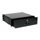3. 19" drawer equipment for 3U server cabinets, lockable BK (EZD-3-B)