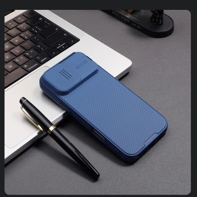 7. Nillkin CamShield Pro Magnetic Case for iPhone 16 - blue