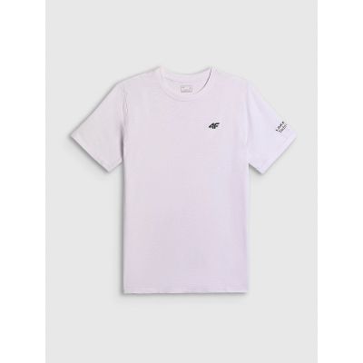 6. Men's regular plain T-shirt 4F 4FRSS26TTSHM3994-10S