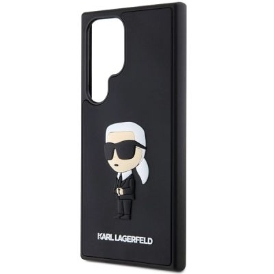 6. Karl Lagerfeld 3D Rubber Ikonik Case for Samsung Galaxy S24 Ultra - Black