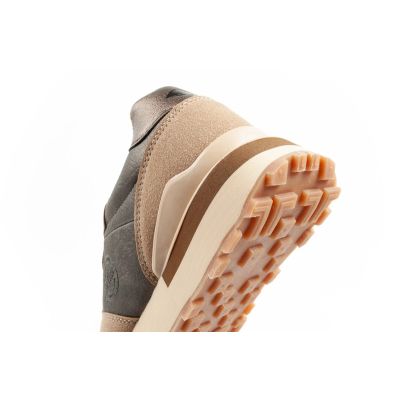 7. Lee Cooper women's sneakers, fashionable, comfortable, durable, beige, gray