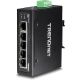 3. TRENDnet Industrie Switch 5 Port Gbit IP30 DIN-Rail Metall