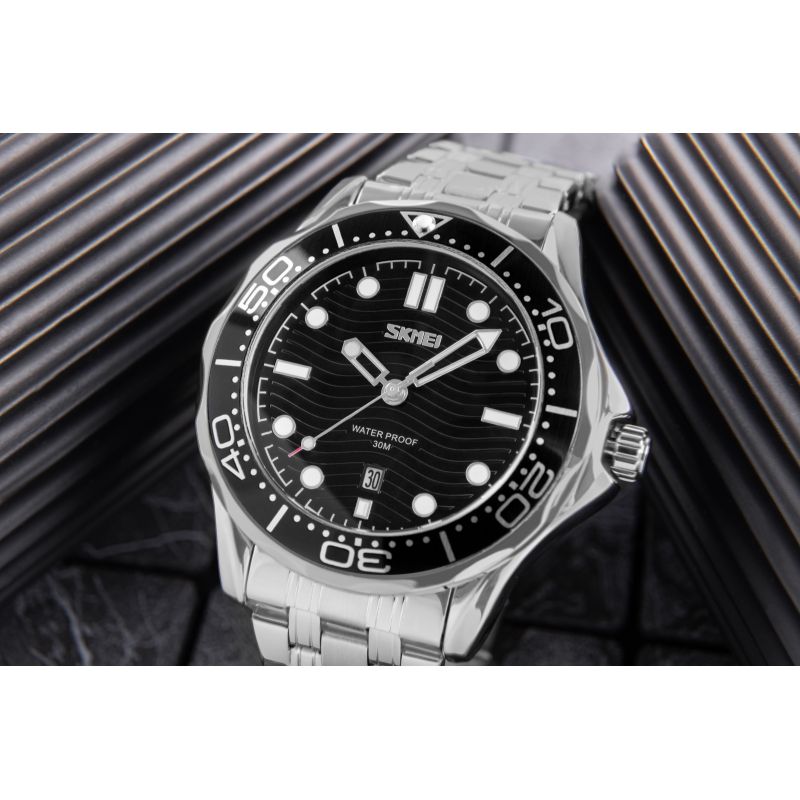 7. Men's Watch Skmei 9276SISIBK + BOX