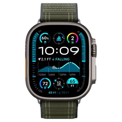 2. Spigen WBF0 Strap for Apple Watch 44 / 45 / 46 / 49 mm - Green