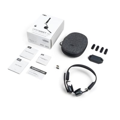 17. Shokz OpenMeet mic-ANC USB-C wireless bone conduction headphones + USB-A adapter black
