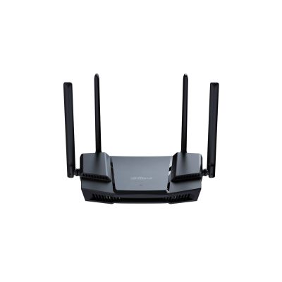 2. Dahua Technology AX18 Wireless Router, Gigabit Ethernet, Dual-band (2.4 GHz/5 GHz), Black