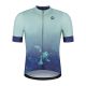 Rogelli NEBULA T-shirt, blue and mint, 3XL
