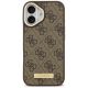 3. Guess 4G Logo Plate MagSafe case for iPhone 17 - brown