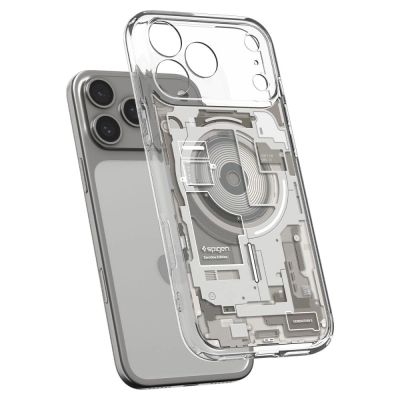 4. Spigen Ultra Hybrid MagSafe Zero One Case for iPhone 18 Pro / 17 Pro - Titanium