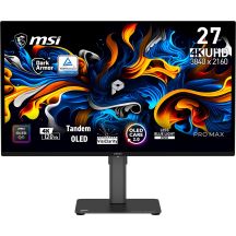 MSI Pro MAX 271UPX12G Computer Monitor 67.3 cm (26.5") 3840 x 2160 px UltraWide Full HD QD-OLED Black