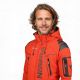 7. Geographical Norway Techno MEN 056 BS3 men's sports jacket with adjustable hood, waterproof, red (WU1060H/GN)