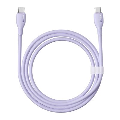5. Baseus Pudding 100W USB-C - USB-C Cable 2m - Purple