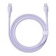5. Baseus Pudding 100W USB-C - USB-C Cable 2m - Purple