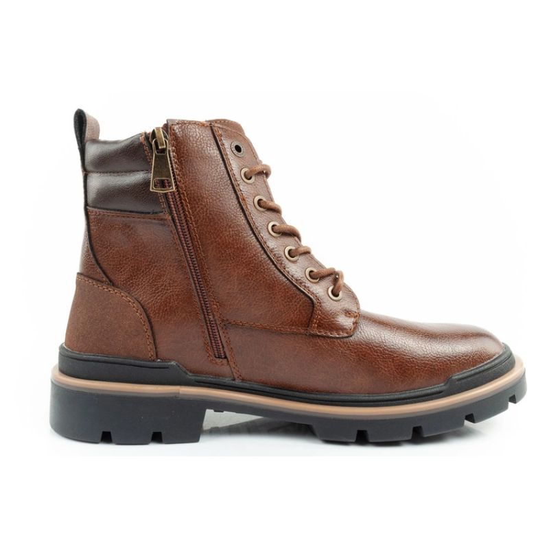 4. Wrangler Nevada men's shoes Chelsea boots elegant fashionable lace-up brown