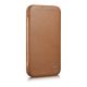 5. iCarer CE Premium Leather Folio Case iPhone 14 Plus Magnetic Flip Leather Folio Case MagSafe Brown (WMI14220715-BN)