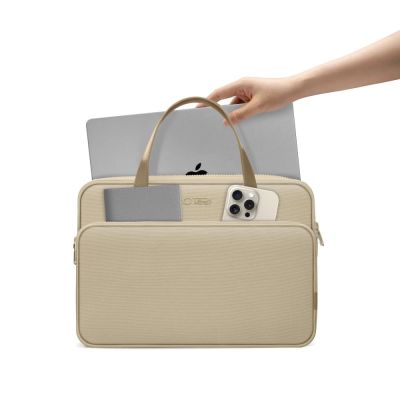 5. Tech-Protect Carrying Bag for 13-14" Laptop - Beige