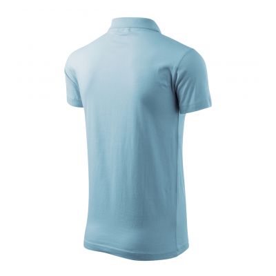 9. Malfini Single J. M MLI-20215 blue polo shirt