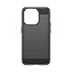 2. Flexible carbon pattern case for iPhone 15 Pro Carbon Case - black