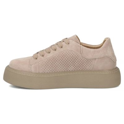 3. Women's leather shoes, sneakers, beige, Filippo DP7502/26