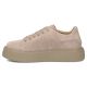 3. Women's leather shoes, sneakers, beige, Filippo DP7502/26