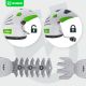 6. Cordless 2-in-1 hedge and grass trimmer, 7.2 V, 120 mm cutting, USB-C, W23320 WUBER