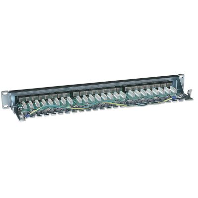 12. Intellinet Patch panel 19'' 24 ports STP cat. 6 black