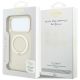 8. Guess Ring Stand 360 Grained Classic Logo MagSafe case for iPhone 18 Pro Max / 17 Pro Max - beige