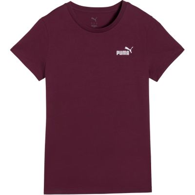 2. Women's Puma ESS Small No.1 Logo Tee(s) T-Shirt burgundy 682373 24