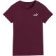 2. Women's Puma ESS Small No.1 Logo Tee(s) T-Shirt burgundy 682373 24