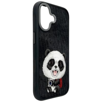 5. Nimmy Big Eyed Pet 2.0 Panda case for iPhone 17 - black