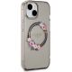 4. Guess IML Flowers Wreath MagSafe case for iPhone 15 / 14 / 13 - black