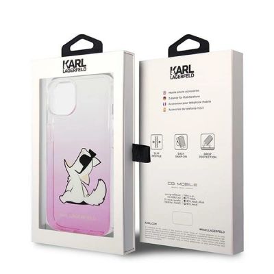 8. Karl Lagerfeld KLHCP14MCFNRCPI iPhone 14 Plus 6.7 "hardcase pink / pink Choupette Fun