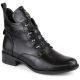 17. Jezzi W JEZ412A insulated flat ankle boots, black