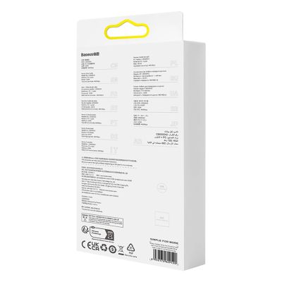 8. Baseus Explorer 100W USB-A - USB-C Cable with Intelligent Temperature Sensor 1m - Purple