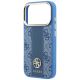 6. Guess 4G with Stripe Round and Classic Logos MagSafe Case for iPhone 17 Pro Max / 18 Pro Max - Blue