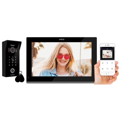 13. EURA VDP-99C5 Black Video Intercom