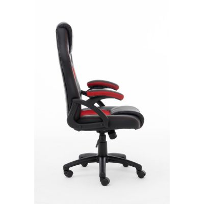3. Raptor Gaming 437764 Gaming Chair Gaming Chair Upholstered Seat Black, Red