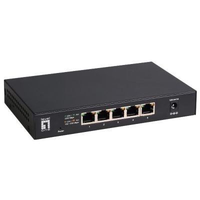9. LevelOne GB 5-Port 2.5 Gbps Switch