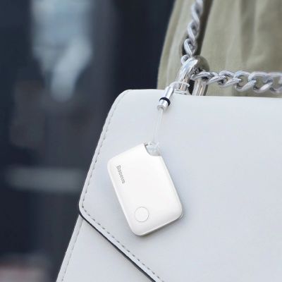 7. Baseus T2 keychain mini wireless key and other object finder white (ZLFDQT2-02)
