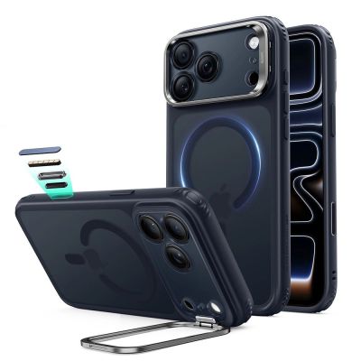 ESR Classic Hybrid Kickstand MagSafe Case for iPhone 18 Pro / 17 Pro - Navy Blue
