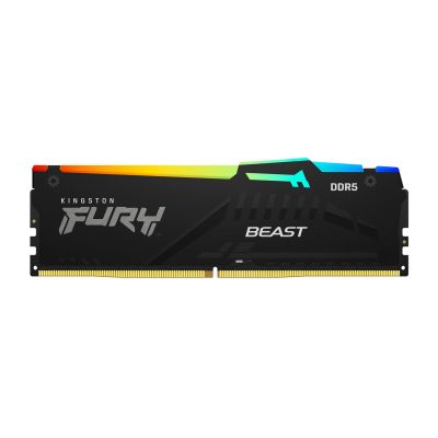 18. Kingston Technology FURY Beast RGB Memory Module 16GB 1 x 16GB DDR5 5600MT/s 288-pin DIMM