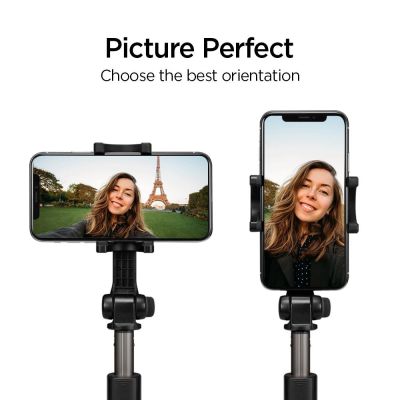 20. Selfie stick Spigen S540W Bluetooth with tripod - black