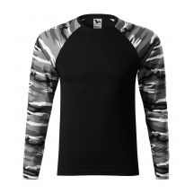 Malfini Camouflage LS M T-shirt MLI-16632 camouflage gray