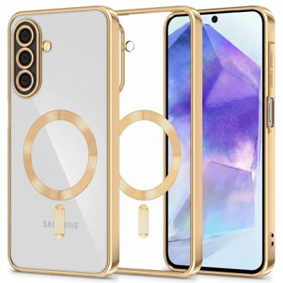 Tech-Protect MagFlex MagSafe Case for Samsung Galaxy A27 5G - Transparent Gold