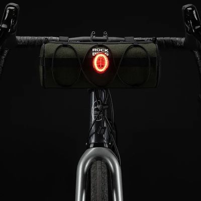 12. Rockbros 30110049001 bicycle handlebar bag 2 l - green