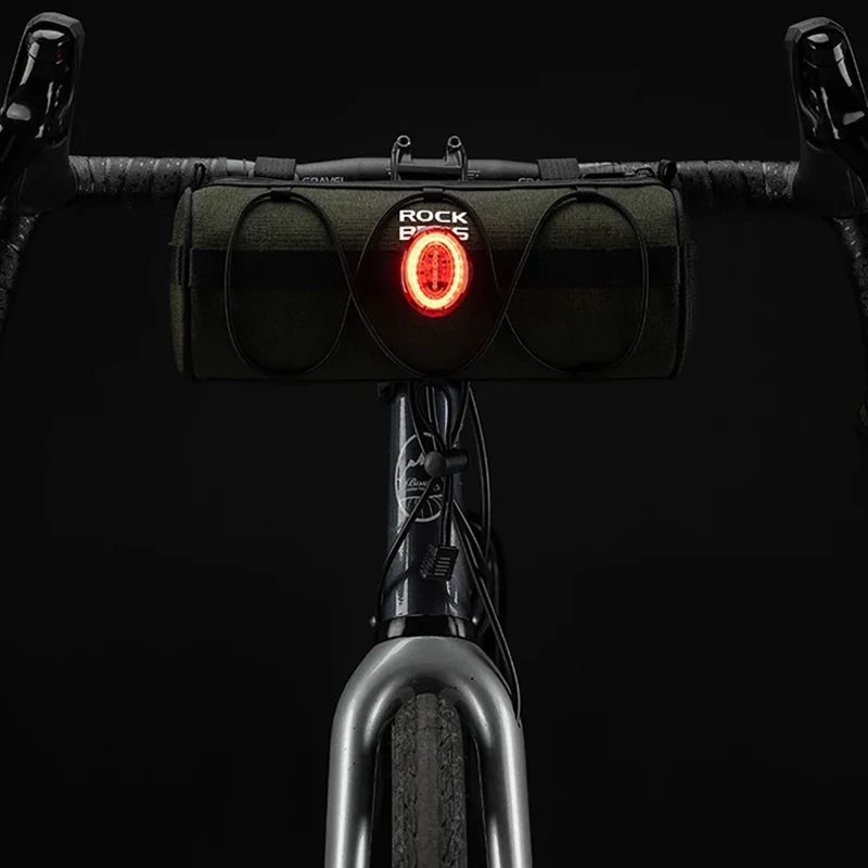 12. Rockbros 30110049001 bicycle handlebar bag 2 l - green