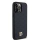 4. DKNY Leather Pattern Metal Logo MagSafe case for iPhone 14 Pro - black